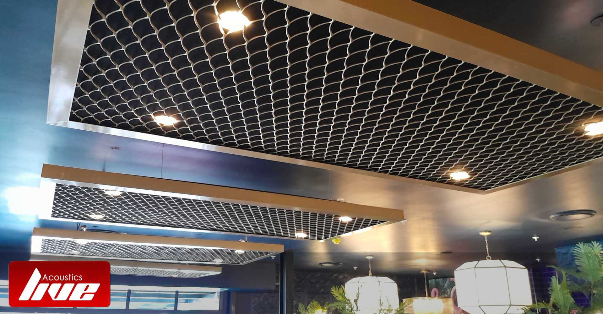 Acoustic Baffles, Elephant and Co Restaurant, Westville, KwaZulu Natal