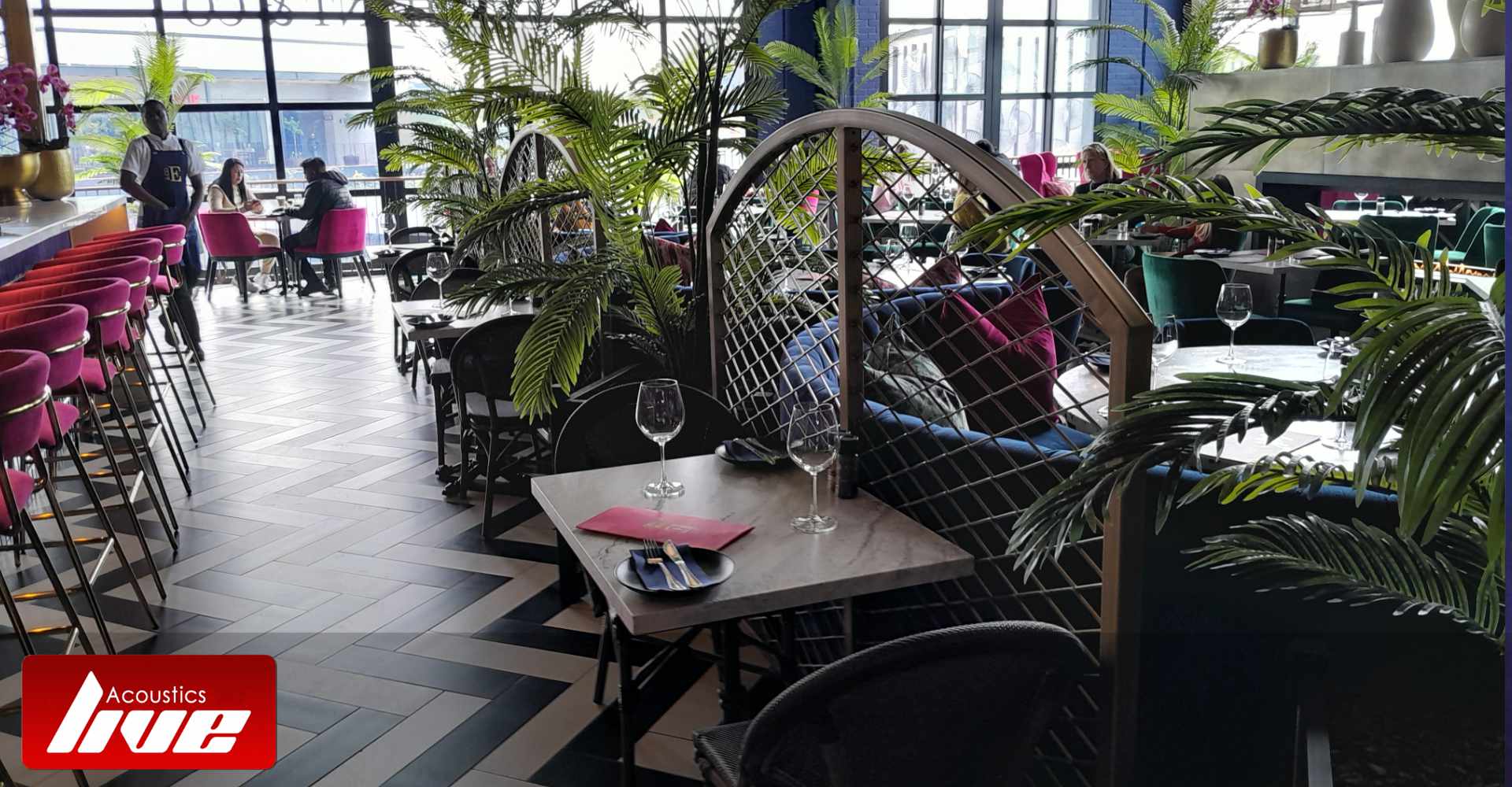 Acoustic Panels and Baffles, Elephant and Co Restaurant, Westown, KwaZulu Natal