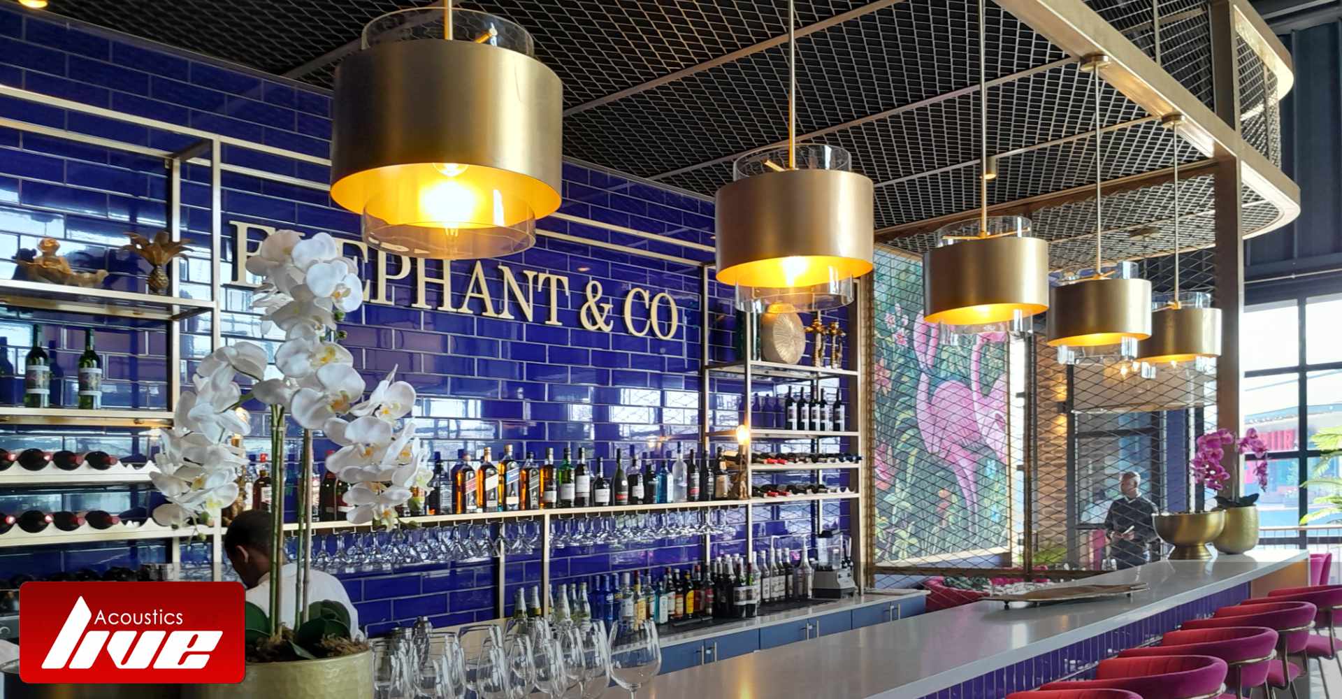 Acoustic Panels and Baffles, Elephant and Co Restaurant, Westown, KwaZulu Natal